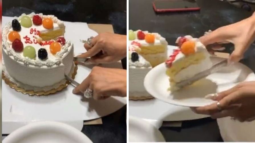 Hack to cut perfect cake slices is a hi