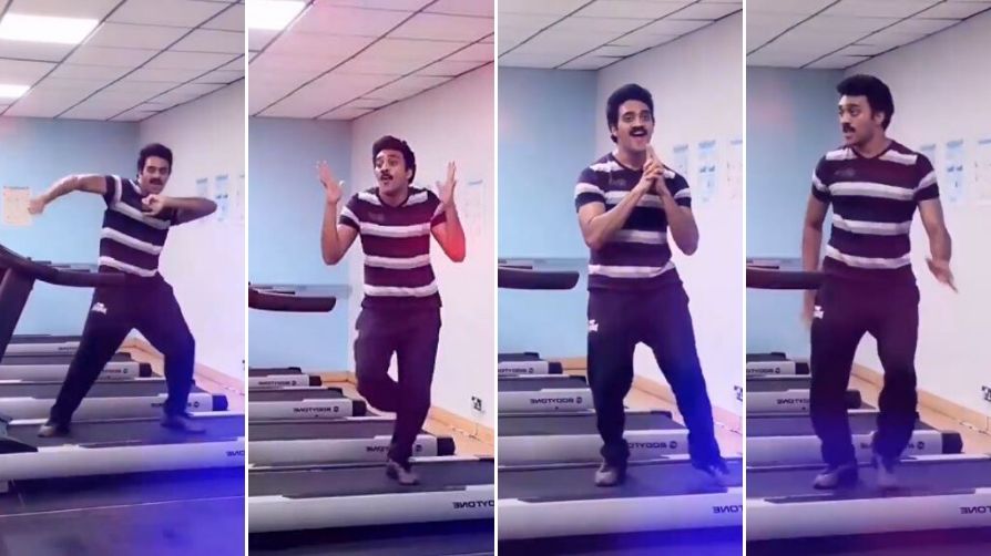 Actor Ashwin dance on treadmill viral video
