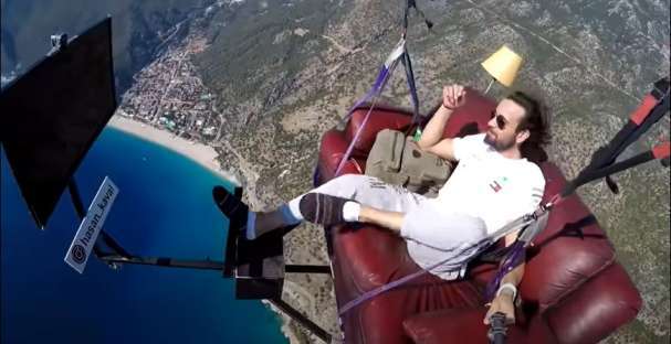 Extreme Adventurous Paragliding By Hasan