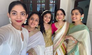 Ahaana Krishna family onam photos