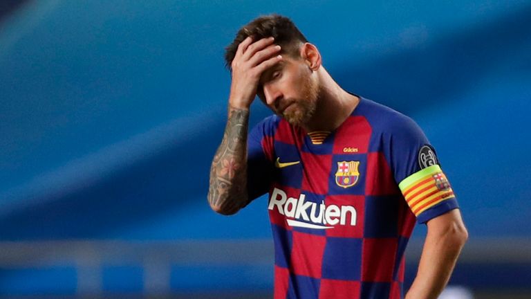 Lionel Messi leave Barcelona club