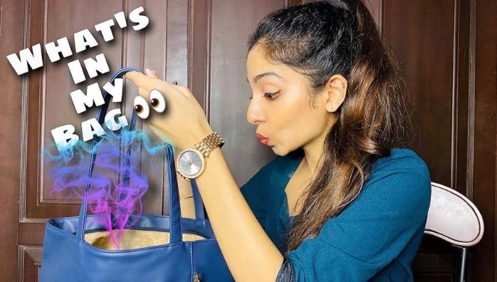What is in my bag Youtube Section by Ishaani Krishna