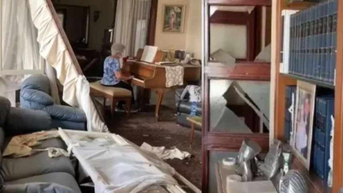 Beirut explosion 79 year-old plays piano viral video