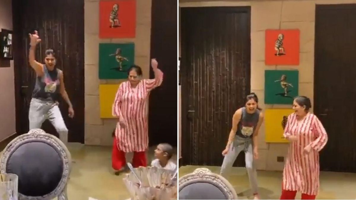 Shilpa Shetty shares a dance video with mother in law