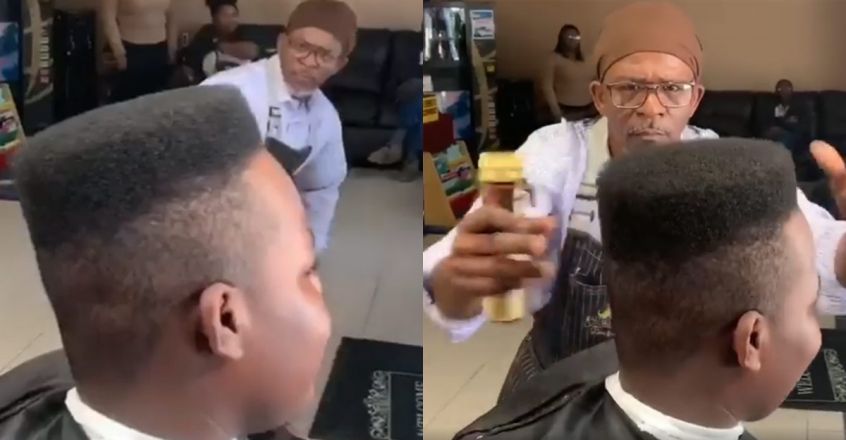 Barber perfect hair cut video goes viral