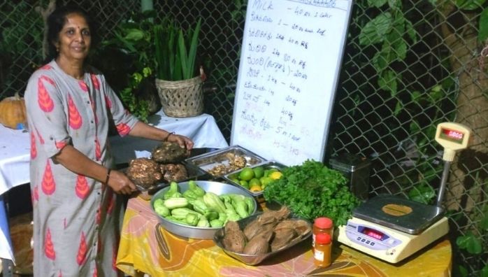 Organic farmer Hema Ananth runs no shopkeeper shop