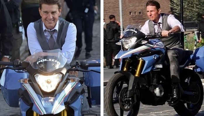 Tom Cruise Ride Indian Made BMW G 310 GS Bike In Mission Impossible-7 Shooting