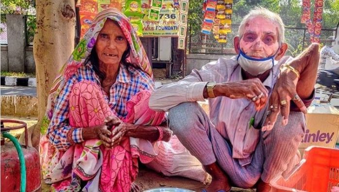 Elderly Couple Gets A New tea Stall