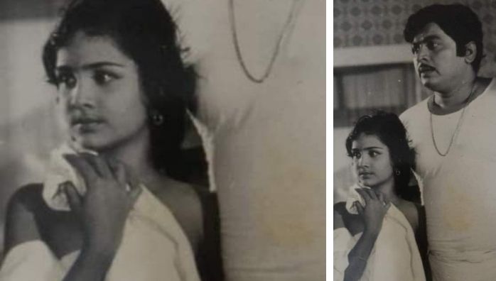 Actress Urvashi Childhood Photo