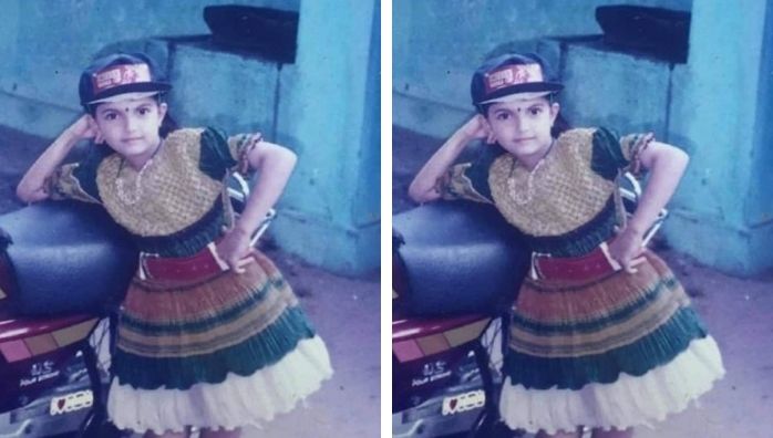 Saranya Mohan Childhood Photo