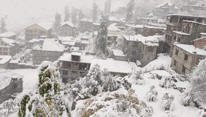 First Snowfall in Himachal Pradesh