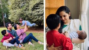 Samvritha Sunil Family photo
