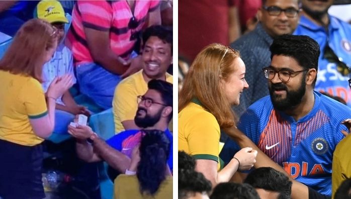 Story behind the marriage proposal in between the ODI match