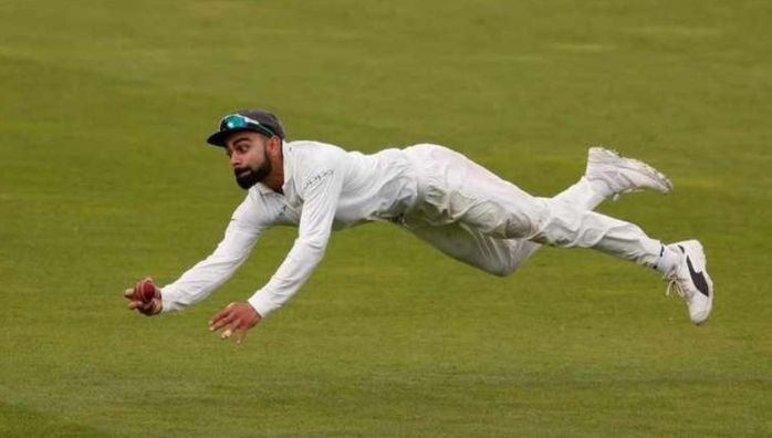 Stunning Catch by Virat Kohli