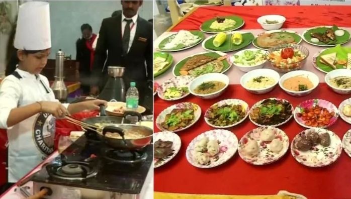 Girl cooks 46 dishes in 58 minutes