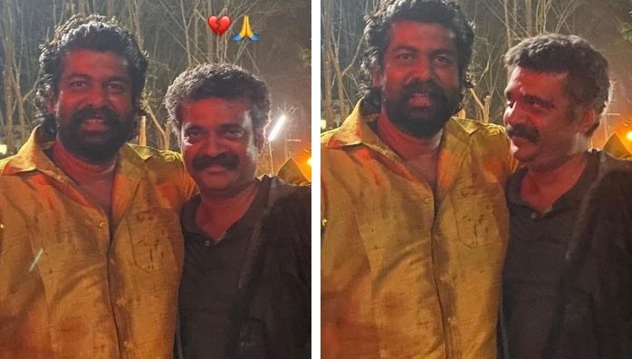 Joju George shares Location stills with Anil Nedumangadu