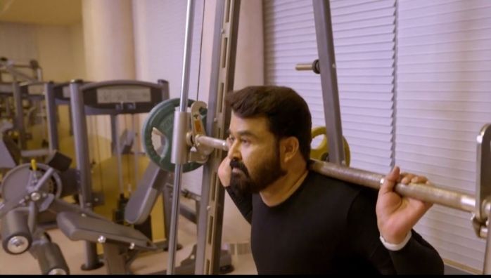 Mohanlal shares workout video