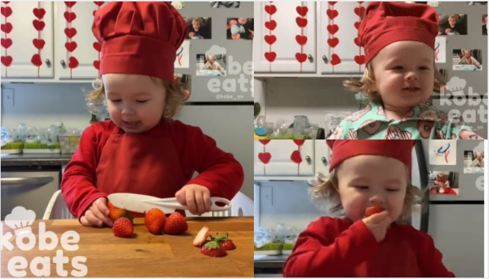 little chef kobe valentines day special video