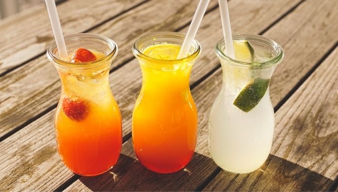 Juices for reducing tiredness in summer season