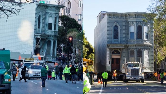 139-year-old House was moved to its new address