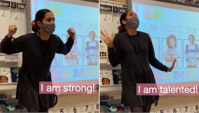 Teacher’s affirmation song for students