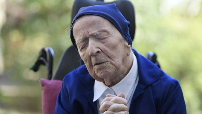 117-year-old French nun, survives Covid-19