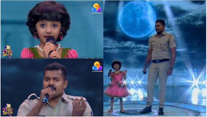 Meghana sings with a police officer video song