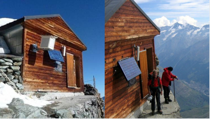 The solvay hut Above the Clouds