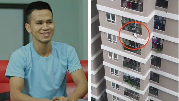 2-year-old girl falls from 12th storey, delivery man catches her