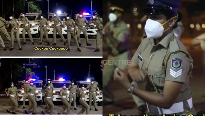 Kerala Police's Covid awareness dance video