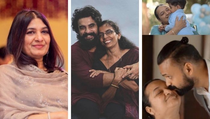 Film stars wishing mothers day with photos