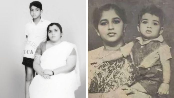 Mohanlal shares old photo with mom on Mother's Day