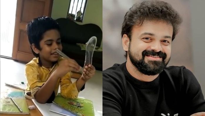 Kunchacko Boban shares funny video of a student in Social Media