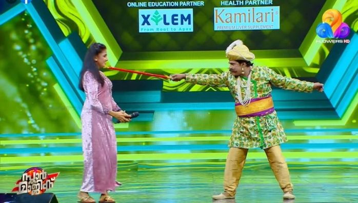 Binu Adimaly funny performance in Flowers Star Magic