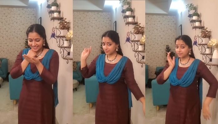 Actress Anu Sithra dancing video goes viral on Social media