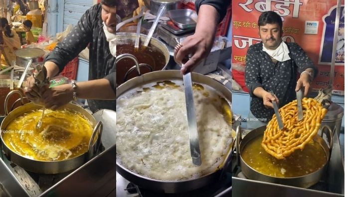 1 kg Jalebi video goes viral on Social media