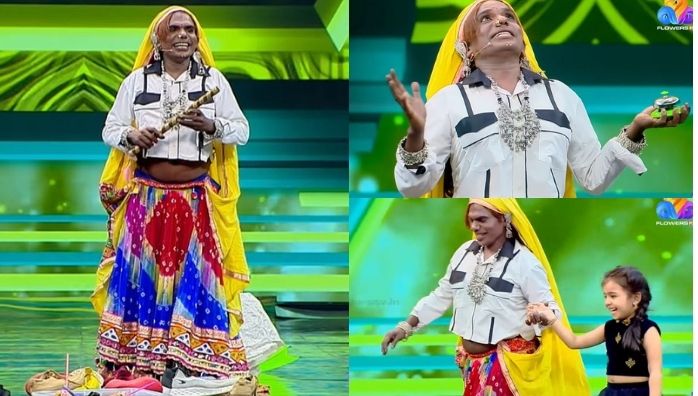 Amazing performance by Thankachan Vithura on Flowers Star Magic