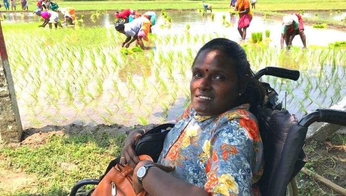Inspirational life story of disabled Indra