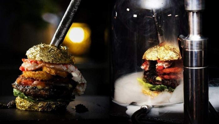 The world's most expensive burger The Golden Boy
