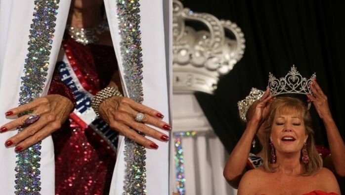 Grandmother who won the beauty pageant at the age of 63