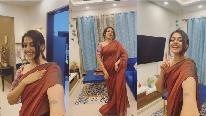 Actress Anusree dancing performance goes viral on Social Media