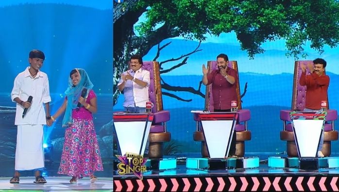 Wonderful singing performance by Flowers Top Singer Krishnajith and Devansriya