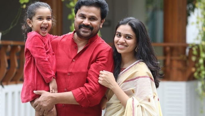 Actor Dileep shares his family photo