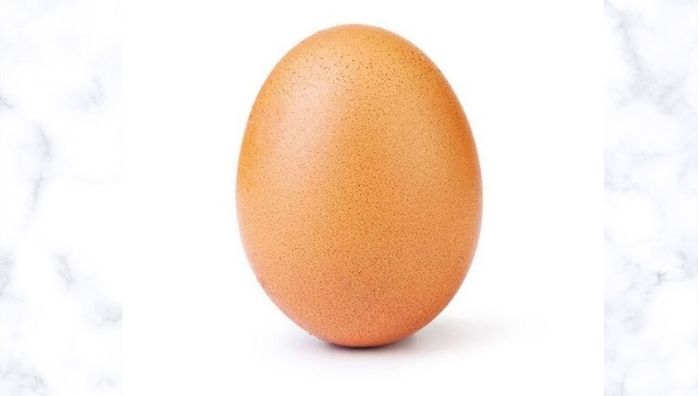 Most Liked Instagram Pic- An Egg