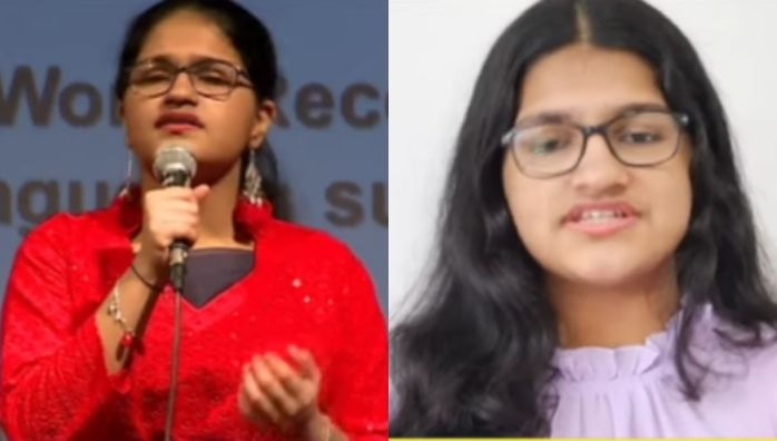 Suchetha Satish got Guinness World Record for singing different language songs