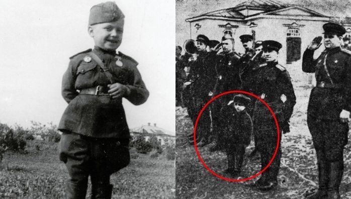 Six-year-old soldier who fought in WWII