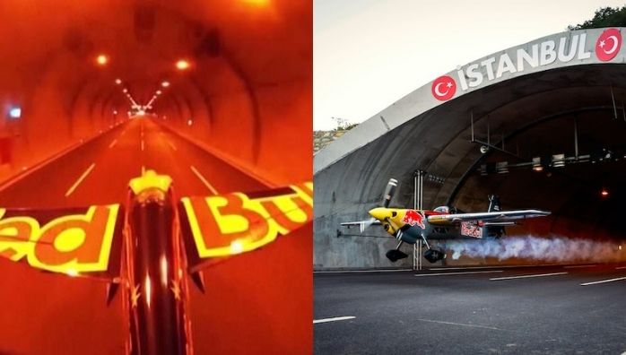 Stunt Pilot Sets Guinness World Record For Longest Flight Through A Tunnel
