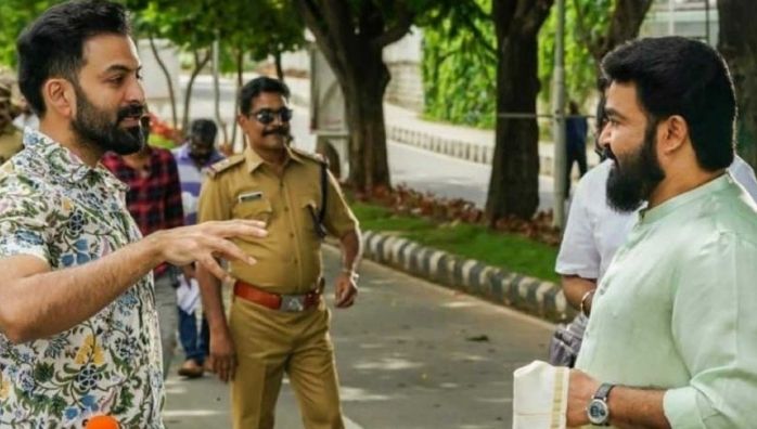 Antony Perumbavoor as a police officer in Bro Daddy