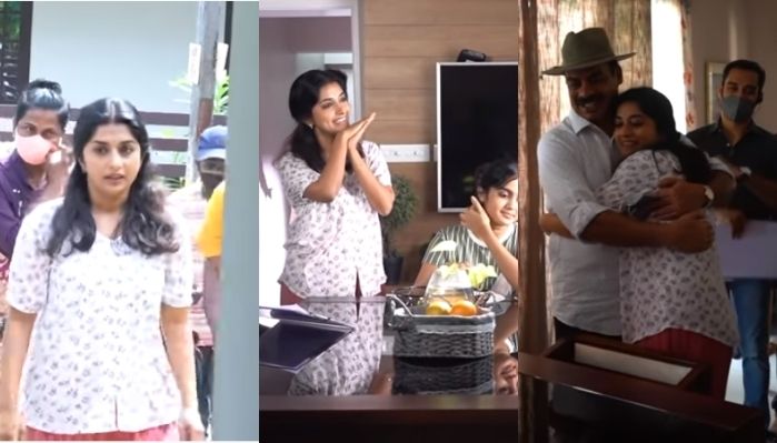 Story highlights:  Sathyan Anthikad's film crew welcomes Meera Jasmine