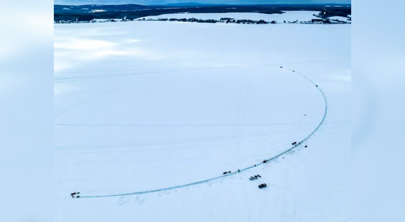 Maine Claims Biggest Ice Disk Measuring 1776 Feet